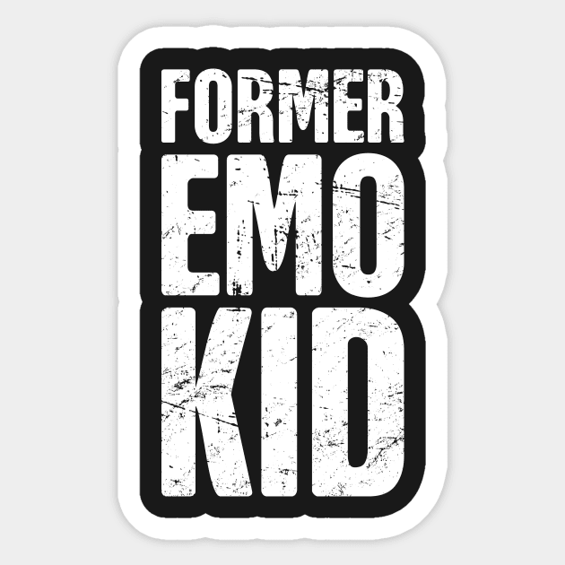 Former Emo Kid Sticker by MeatMan